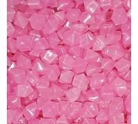 MOCNT 300 Pièces Pierre Lumineuse Galet Lumineux Cailloux Brillants dans Le Noir pavés pour Maison Jardin Passerelle Aquarium Patio Pelouse Décoratives Clair Violet 14x11mm