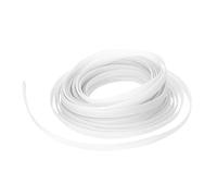 MOCNT 3mm Gaine Câble Tressée Extensible PET Manchon de Câble Fil Rangement Câble PET Cache Câble Souple Électriques Gestion Câble Flexible Protection Tube Tuyau Blanc 5 Mètres