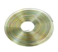 MOCNT 4,75mm Tuyau de Frein de Voiture 3/16" Tuyau de Frein Galvanisé Revêtement 7,6m Kit de Conduite de Frein Replacement Auto Tube Tuyau de Carburant Frein