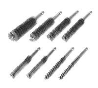 MOCNT 8 Pièces Brosse Metallique Acier Inoxydable Brosse à Trous Brosse de Nettoyage Brosses à Pistolet Brosse d'alésage pour Perceuse Brosse à Tuyaux pour Chaudière
