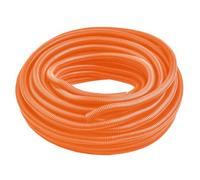 MOCNT Gaine Câbles Électriques Voiture Gaine Ondulée Flexible Protection Cache Fermé Tuyau Fil Gaine Isolante Conduit Tube Rangement Câble Orange Extérieur 28mm Long 10 Mètres