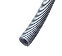 MOCNT Gaine Câbles Électriques Voiture Gaine Ondulée Flexible Protection Cache Fermé Tuyau Fil Gaine Isolante Conduit Tube Rangement Câble Gris Extérieur 18mm Long 3 Mètres