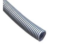 MOCNT Gaine Câbles Électriques Voiture Gaine Ondulée Flexible Protection Cache Fermé Tuyau Fil Gaine Isolante Conduit Tube Rangement Câble Gris Extérieur 10mm Long 15 Mètres