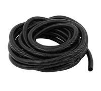 MOCNT Gaine Câbles Électriques Voiture Gaine Ondulée Flexible Protection Cache PP Fermé Tuyau Fil Gaine Isolante Conduit Tube Rangement Câble Extérieur 8mm Long 15 Mètres