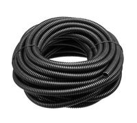 MOCNT Gaine Câbles Électriques Voiture Gaine Ondulée Flexible Protection Cache PP Fermé Tuyau Fil Gaine Isolante Conduit Tube Rangement Câble Extérieur 13mm Long 15 Mètres