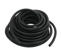 MOCNT Gaine Câbles Électriques Voiture Gaine Ondulée Flexible Protection Cache PP Fermé Tuyau Fil Gaine Isolante Conduit Tube Rangement Câble Extérieur 15mm Long 15 Mètres