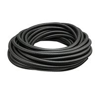 MOCNT Gaine Câbles Électriques Voiture Gaine Ondulée Flexible Protection Cache PP Tuyau Fil Fendu Gaine Isolante Conduit Tube Rangement Câble Extérieur 8mm Long 15 Mètres