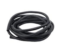 MOCNT Gaine Câbles Électriques Voiture Gaine Ondulée Flexible Protection Cache PP Tuyau Fil Fendu Gaine Isolante Conduit Tube Rangement Câble Extérieur 13mm Long 15 Mètres