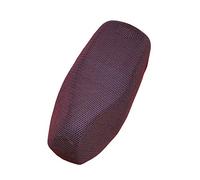 MOCNT Housses de Siège de Moto Antidérapante Imperméable Housse de Selle pour Moto 3D Maille Couvre Selle Siège Voiture Housses Coussin Selle Protection Respirant Rouge XL