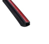 MOCNT Joint de Porte de Voiture 10 Mètres Bande D'étanchéité en Caoutchouc Forme de P Autocollante Bande de Joint Insonorisante Étanche Fenêtre Porte Protection 23mm x 13mm