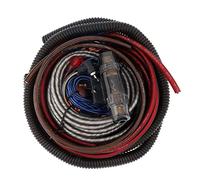MOCNT Kit de Câblage Amplificateur de Voiture 10 GA Gauge AWG 1500W Câble | Kit de Installation Amplificateur Subwoofer Haut Parleur Audio Cablage RCA Câble d'alimentation AGU Fusible 1500W