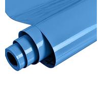 MOCNT Papier Adhesif pour Meuble 80cm x 5m Brillant Autocollant Papier Peint Vinyle Film de Meubles Imperméable Protéger Décoratif Papier Armoires Cuisine Sticker Bleu Profond