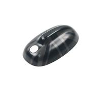 MOCOAORN Mini One Cooper S JCW R60 Countryman 2010-2016 Paceman R61 Garniture d'antenne extérieure de voiture Couverture autocollante Accessoires de style de voiture (Black Union Jack, Antenne Cover B