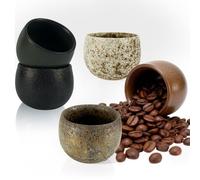 Mocoli Tasses à Expresso, Ensemble De 5 PièCes En GrèS Petites Tasses à Café IdéE Cadeau Pour Femmes Hommes Meilleurs Amis Partenaire Voyage Anniversaire Pendaison De CréMaillèRe NoëL (50ML)