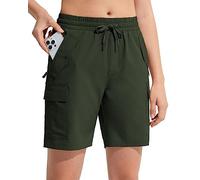 MOCOLY Short Randonnée Cargo pour Femme Shorts de Sport Bermuda Été Léger | Short Ete Femme à Séchage Rapide et Protection Solaire avec Poches pour Montagne Camping Sport Golf Plage Plein Air