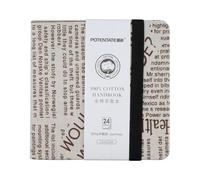 Mocrop 12x12cm Carnet Aquarelle, Papier Aquarelle 300g Coton 100%, 24 Feuilles Sketchbook, Grain Fin, Pour Les Débutants Et Les Artistes, Pour Capturer Des Moments En Voyage (Affiche)