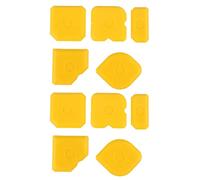 Mocturnity 10 Pièces Ensemble D'Outil Pour Grattoir Ensemble De Jointoiement Dissolvant De Coulis À La Truelle Spatule De Lissage Des Joints De Silicone