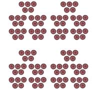 Mocturnity 100 Pcs 5 Pouces Disques de PonçAge 125 mm 8 Trous Papier de Verre 800 1000 1200 1500 2000 Grain