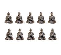 Mocturnity 10X Mini Statue de Statue de en Bronze Bouddhisme Chinois Pur Cuivre Bronze Statue de Sakyamuni