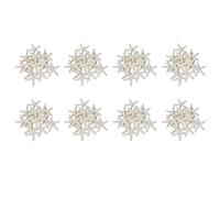 Mocturnity 120 Pièces ÉToile de Mer de Doigt Crayon Blanc-Crème pour la Décoration de Mariage, la Décoration Intérieure et Le Projet D'Artisanat