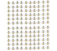 Mocturnity 120 Pièces Séries Patchs Brodés d'abeille, Fer à Repasser Mignon sur des Patchs de Couture de Décoration D'Appliques Brodées pour des Patchs de Bricolage de Vêtements