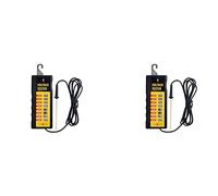 Mocturnity 2 x Outil de test de tension de clôture d'agriculteur de 12 000 V, testeur de tension de clôture électrique, testeur de clôture de patio