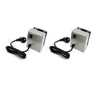 Mocturnity 2 x rôtissoire de barbecue à viande lourde Moteur rotatif électrique Gril de barbecue Moteur de rôtissoire en métal Valeur de tension 220 V - 240 V
