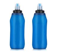 Mocturnity 2X 500 ML Filtre à Eau Bouteille Filtre à Eau Paille Doux Pliant Sac d'eau Filtrée en Plein Air pour Sport Camping Randonnée Cyclisme