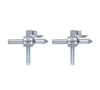 Mocturnity 2X Adjustable Coupeur de Trou de Coupe de Tuile de Cercle pour Le Peu de Foret de Carbure de Tungstène de Tuile En pour L'Outil ÉLectrique de Tuile de Céramique Accessoire