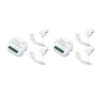 Mocturnity 2X Compteur D'ÉNergie Tuya Smart Life ZigBee Bidirectionnel 2 Canaux avec Pince CT App Moniteur ÉNergie Solaire, 80A, 110V 240VAC