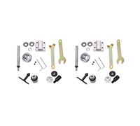 Mocturnity 2X Ensemble de Mandrin Jto Ceinture de Coupe de Broche de Meulage de Coupe de Menuiserie DIY Sans Puissance Accessoires de Tour pour Scie À Table