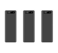 Mocturnity 3 x version de charge 10 x 18650 Power Bank Case Dual USB Charge de téléphone portable QC 3.0 PD 18650 Boîtier de charge du support de batterie