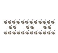 Mocturnity 30 Pieces Brosses de Metallique en Acier Inoxydable Brosse A Disque Brosse Ronde 25mm de Diametre pour