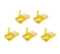 Mocturnity 30 Pièces Mini Rouleau de Peinture En Mousse Kit de Décoration de Peinture 2 Pouces Plateau de Rouleau de Peinture Ensemble pour Brosse de Réparation de Peinture Murale