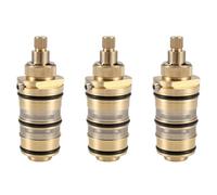 Mocturnity 3X Cartouche Thermostatique de Remplacement en Laiton, Kit de Réparation de Barre de Valve de Mélangeur de Douche, de Contrôle de la Température de L'Eau de Salle de