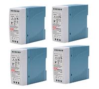 Mocturnity 4 x MDR-60 24 V 60 W Din Source d'alimentation de rail Source d'alimentation du régulateur de tension