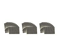 Mocturnity 45X Autocollants Collants Auto-Adhésifs Ronds D'Autocollants de Code de Cercles de 19mm Noirs