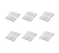 Mocturnity 48 pièces M2,5 x 32 mm phonocapteur Humbucker pour guitare électrique Vis et ressort de réglage - Pas 0,4 mm - Argent
