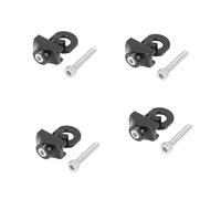 Mocturnity 4X Bike Tendeur de Chaîne Tendeur en Alliage D'Aluminium Vélo Attache Boulon Simple Vitesse Vis Boulon de Vélo pour BMX Fixie Vélo Noir