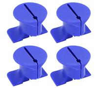 Mocturnity 4X Fixation D'Emboutissage en MéTal GrèVe Jig Garde-Main Bricolage pour Bloc de Banc en Acier Estampage à la Main - 7X7Mm