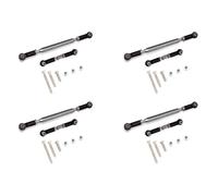 Mocturnity 4X Lien Direction en Métal Servo Link Crochet Biellette pour MN D90 D99 MN-90-45 1/12 Rail de Voiture Télécommandé, Noir
