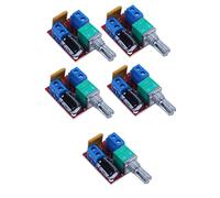 Mocturnity 5X Mini Contrôleur de Vitesse PWM de Moteur à Courant Continu 3V 6V 12V 24V 35VDC 90W 5A Interrupteur de Commande de Vitesse de Moteur à Courant Continu Gradateur de LED