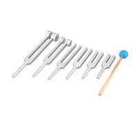 Mocturnity 6 PièCes SéRies/Ensemble Kit de Diapason en Aluminium 128Hz-4096Hz GuéRison des Vibrations Sonores