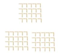 Mocturnity 60 Pcs 51mm Coin Plat Droite 90° Angle Support de Réparation Plaque Support de Fixation