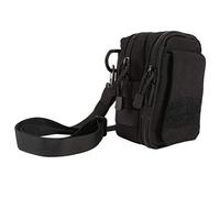 Mocturnity 600D Sac à bandoulière en nylon imperméable Molle Utility Sport Sling Sac à bandoulière pour voyage randonnée en plein air Noir