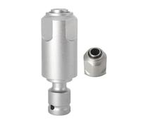 Mocturnity Adaptateur de clé électrique à marteau, tige de connexion de tête de conversion 1/2, perceuse à percussion électrique avec rond, 1 unité
