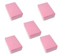 Mocturnity Blocs de yoga, briques cubes, tapis de renfort, fournitures de yoga pour sport, équipement de gym pour la maison, fitness, couleur rose