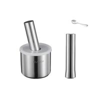 Mocturnity Broyeur solide en acier inoxydable 304, broyeur pour la maison, broyeur, bol à moudre mortier de C