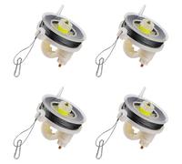 Mocturnity Câble de déclenchement sur bobine réutilisable (4 paquets) - Défense périmétrique d'alerte précoce pour les appareils Ligne de 85 pieds sur bobine de vent facile