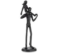 Mocturnity Cadeaux pour papa de fille : figurine en fer pour papa et fille, sculpture d'amour pour père et fille, décoration pour le mariage de la fête des pères